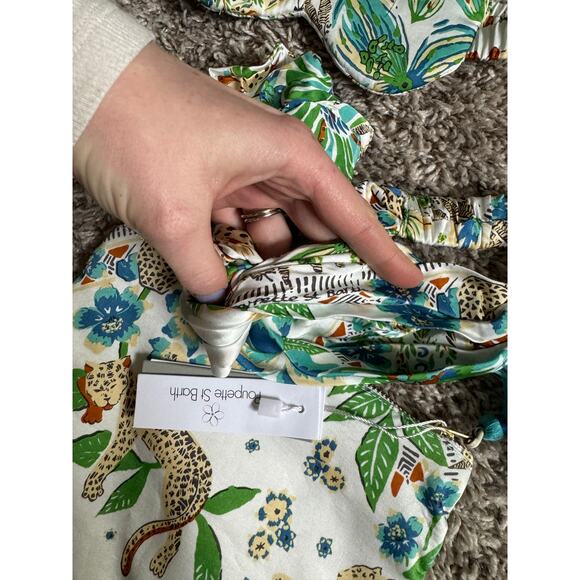 NWT Poupette St. Barth Leopard Jungle Print Travel Set main image 8